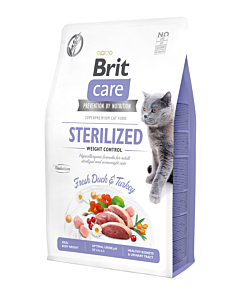 Brit Care Cat Grain-Free Sterilized Weight Control kassitoit 2kg