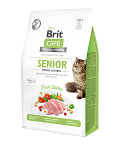 Brit Care Cat Grain-Free Senior Weight Control kassitoit 0,4 kg