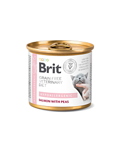 Brit Veterinary Diet Hypoallergenic konserv kassidele 200g
