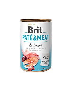 Brit Care Salmon Paté & Meat konserv koertele 400g