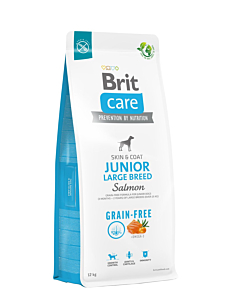Brit Care Grain-Free Junior Large Breed Salmon koeratoit 12kg