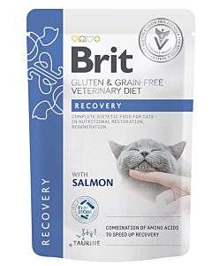 Brit Veterinary Diet Recovery märgtoit kassidele 85g