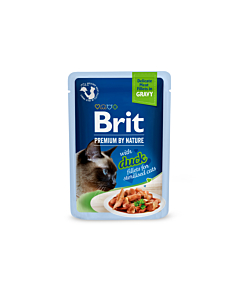 Brit Premium Delicate Duck Fillets in Gravy märgtoit steriliseeritud kassidele 85g