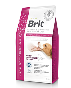 Brit Veterinary Diet Hypoallergenic Hydrolyzed erisööt koertele 2kg