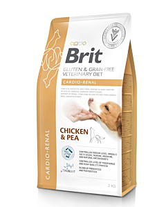 Brit Veterinary Diet Cardio - Renal erisööt koertele 2kg
