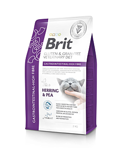Brit Veterinary Diet Gastrointestinal - High Fibre erisööt kassidele 2kg