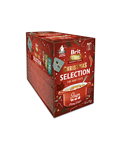 Brit Care Cat Soup Christmas multipakk kassidele 15 x 75g